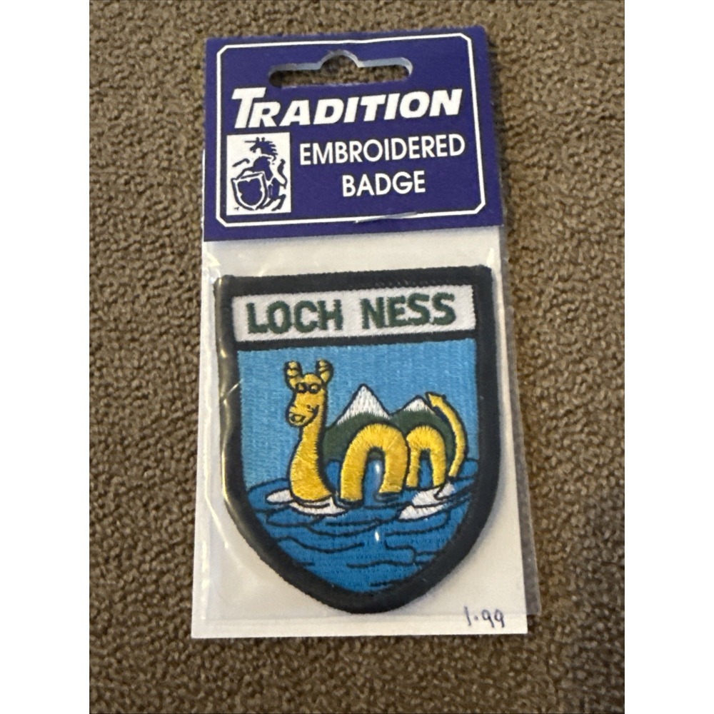 Vintage Tradition Loch Ness Monster Embroidered Patch (TD)